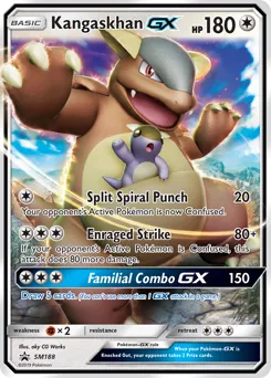 SM Black Star Promos Kangaskhan GX Pokémon card